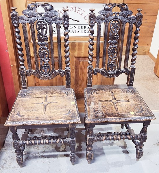 Lot 273 - DINING CHAIRS