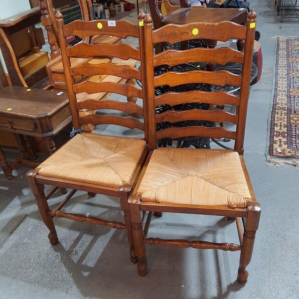 Lot 369 - DINING CHAIRS