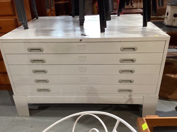 Lot 385 - PLAN DRAWERS