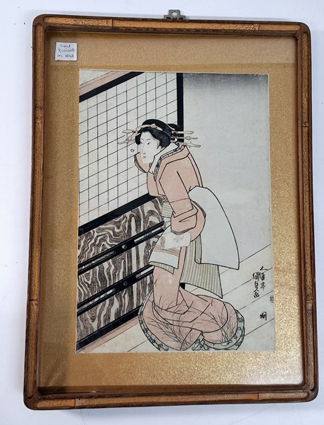 Lot 1108 - JAPANESE WOODBLOCK