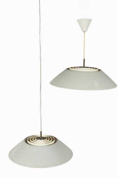 Lot 117 - PAIR OF HANGING PENDANT LIGHTS