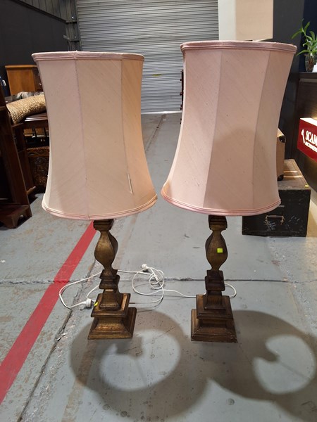 Lot 219 - BEDSIDE LAMPS