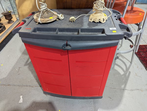 Lot 287 - WORKSHOP TROLLEY