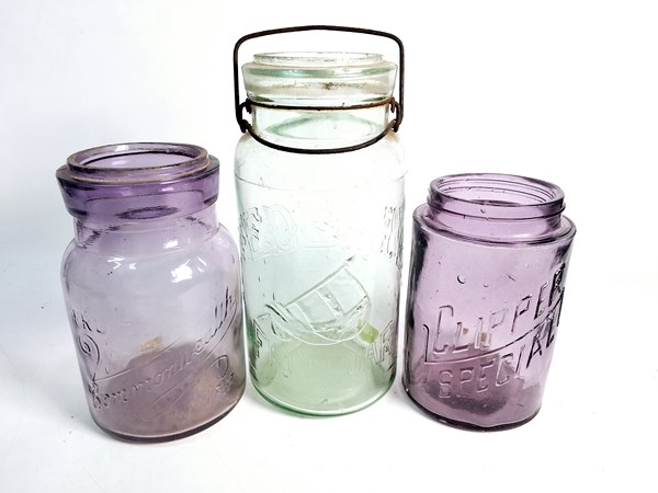 Lot 1262 - GLASS JARS