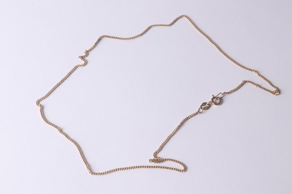 Lot 1015 - GOLD NECKLACE