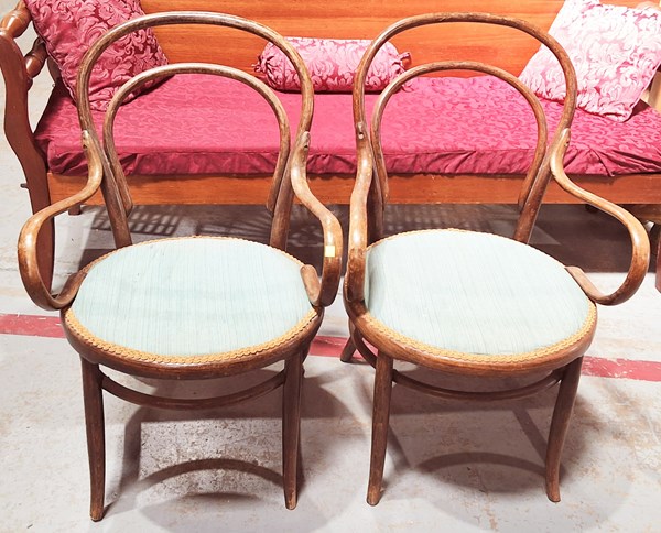 Lot 204 - ARM CHAIRS