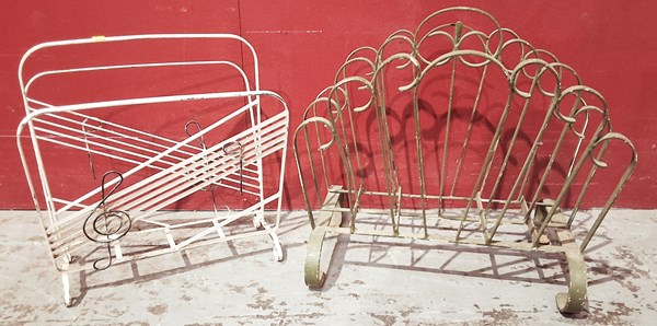 Lot 275 - MAGAZINE RACKS
