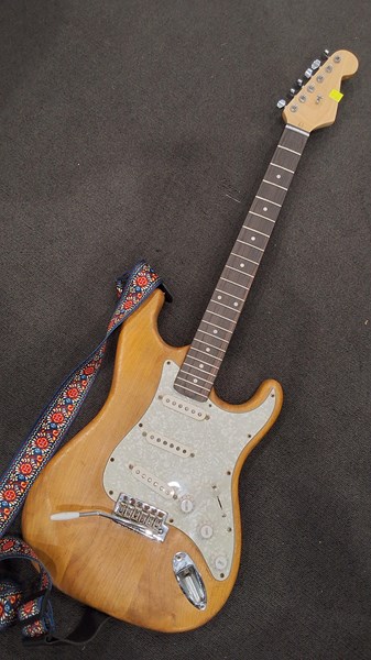 Lot 1204 - FENDER SQUIRE STRATOCASTER GUITAR