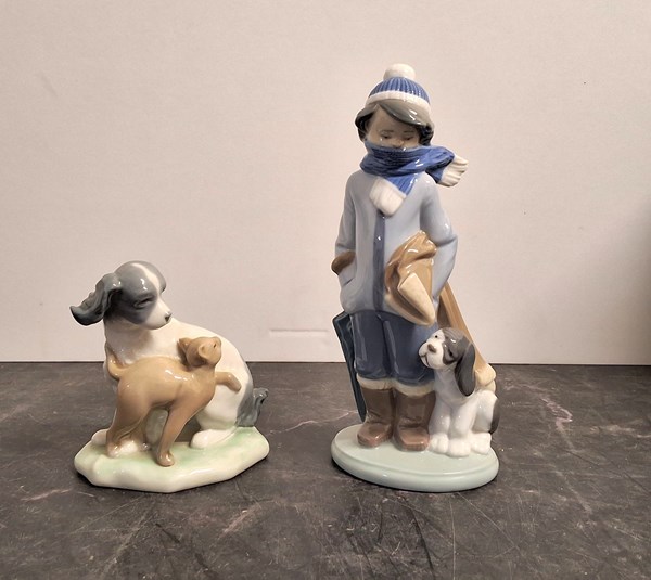 Lot 1185 - PORCELAIN FIGURES