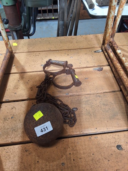 Lot 431 - BALL AND CHAINS