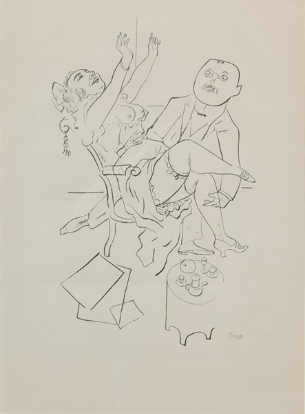 Lot 153 - GEORGE GROSZ (Germany, 1893-1959)