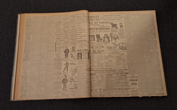 Lot 1179 - THE SA ADVERTISER 1899.