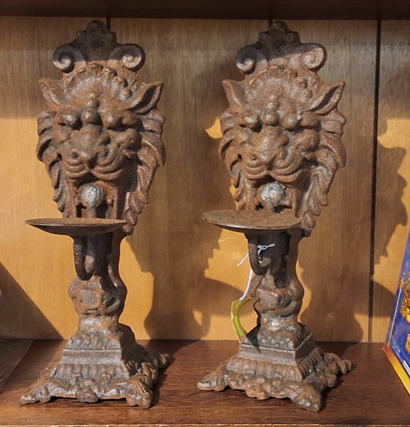 Lot 1220 - CANDLE STANDS