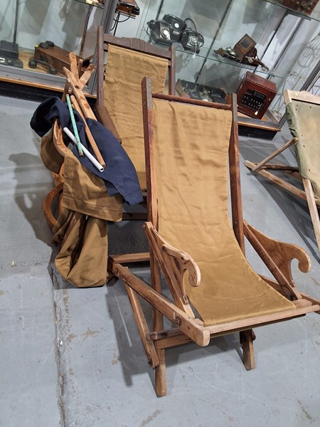 Lot 380 - DECKCHAIRS