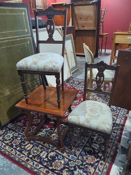 Lot 310 - TABLE AND CHAIRS