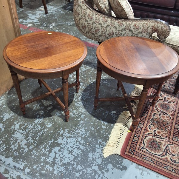 Lot 104 - LAMP TABLES