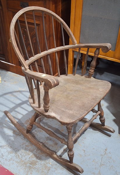 Lot 348 - ROCKING CHAIR