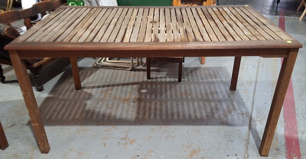 Lot 249 - OUTDOOR DINING TABLE