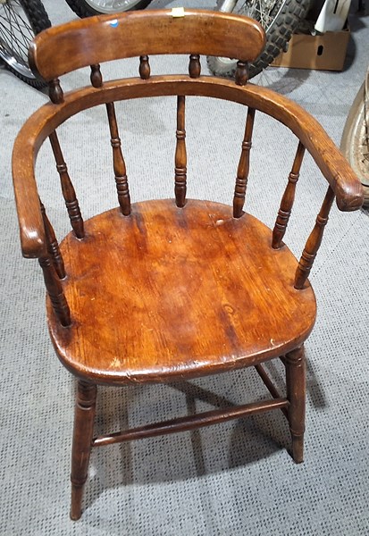 Lot 329 - CAPTAINS CHAIR
