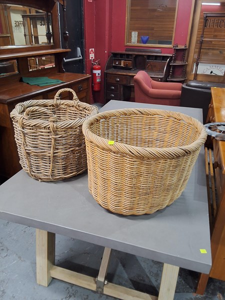 Lot 69 - CANE BASKETS