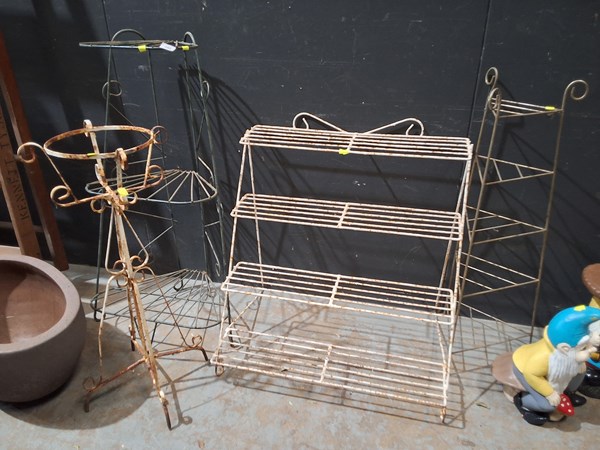 Lot 448 - POT STANDS