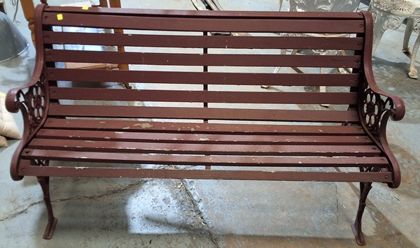 Lot 305 - GARDEN BENCH