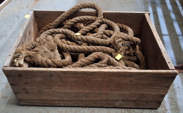 Lot 465 - BOX OF ROPE
