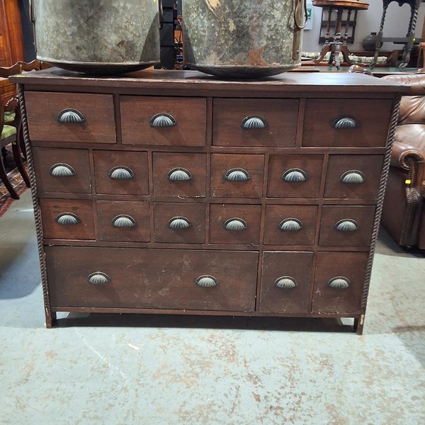 Lot 407 - POST OFFICE CABINET
