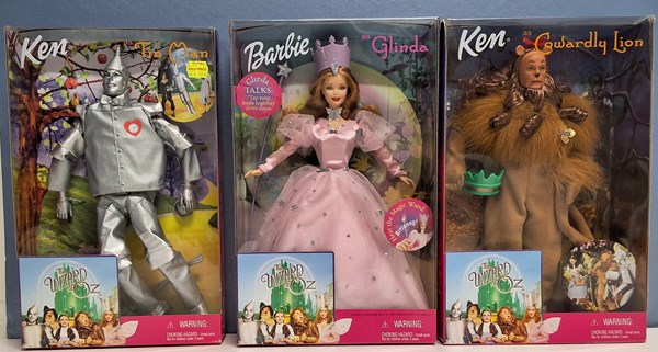 Lot 1233 - WIZARD OF OZ BARBIE & KEN