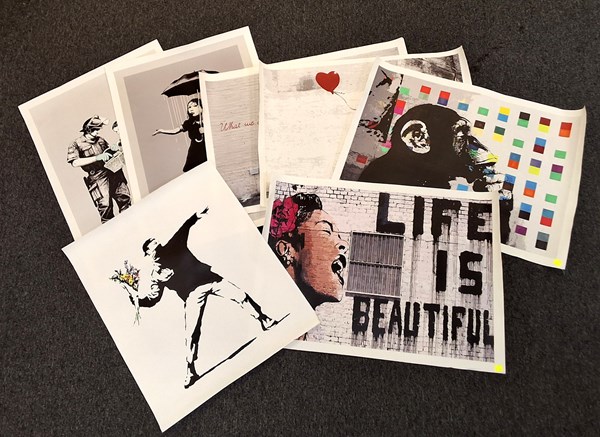 Lot 1187 - BANKSY PRINTS