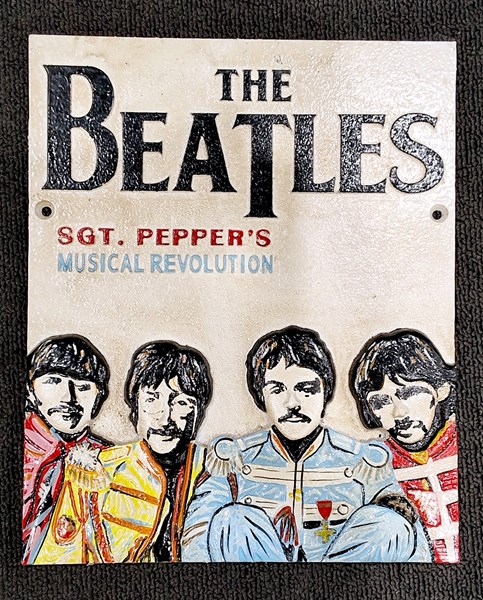 Lot 1244 - BEATLES PLAQUE