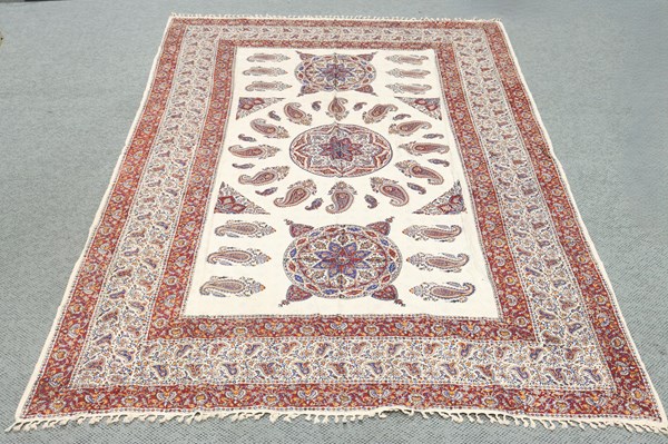 Lot 198 - ISFAHAN GHALAMKAR RUG