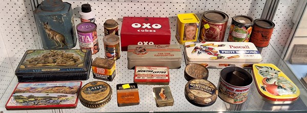Lot 1266 - VINTAGE TINS