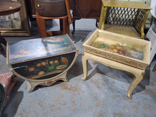 Lot 254 - PAINTED FURNITURE