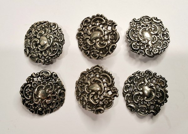 Lot 1062 - SILVER BUTTONS