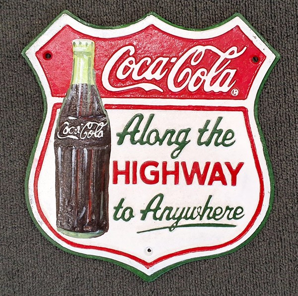 Lot 1241 - COCA COLA PLAQUE