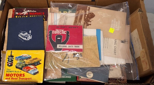Lot 1250 - VINTAGE CAR EPHEMERA