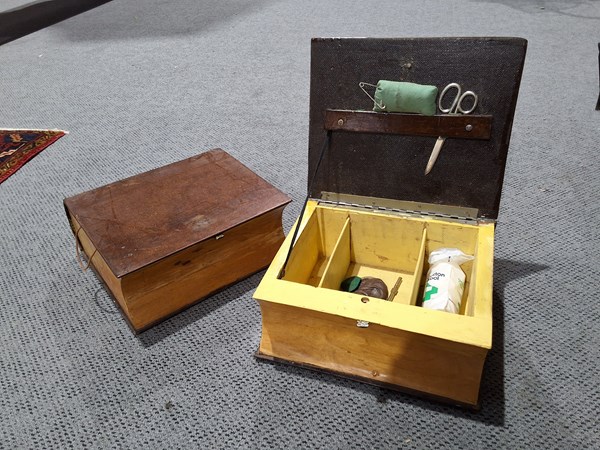 Lot 185 - SEWING BOXES