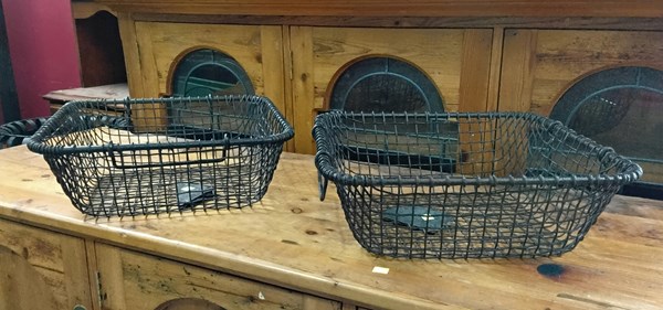 Lot 436 - WIRE BASKETS