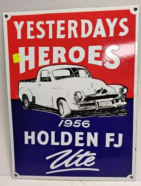 Lot 1211 - ENAMEL SIGN