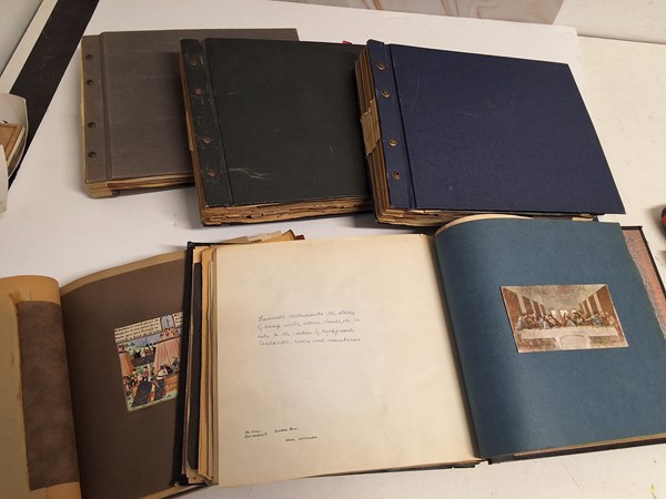 Lot 1249 - POSTCARD ALBUMS
