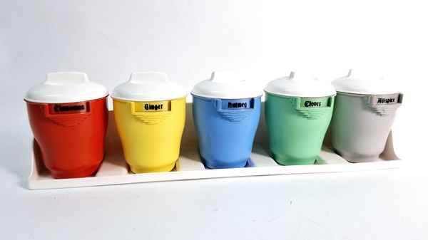 Lot 1194 - SPICE CANISTERS