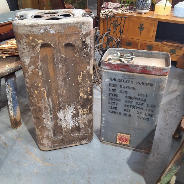 Lot 226 - METAL CONTAINERS