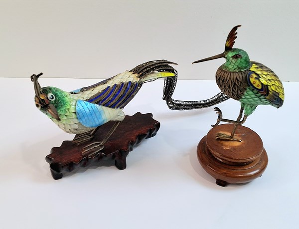 Lot 1048 - BIRD ORNAMENTS