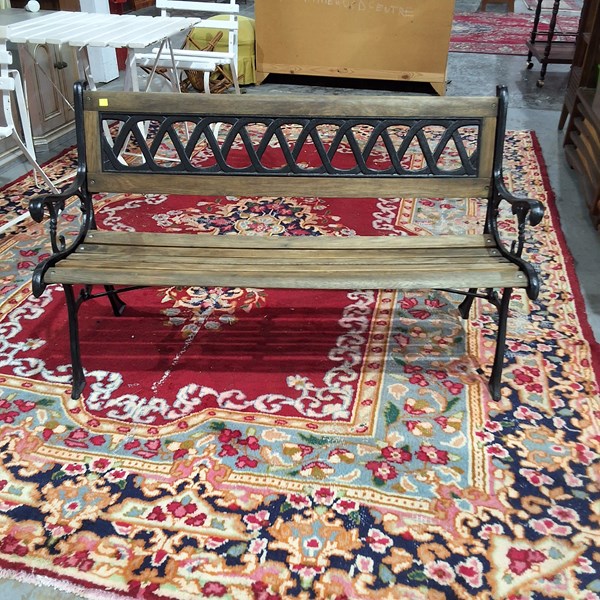 Lot 377 - GARDEN BENCH