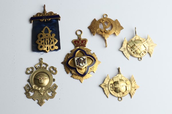 Lot 1067 - LODGE MEDALS
