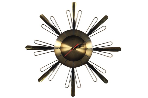 Lot 208 - STARBURST CLOCK