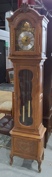 Lot 230 - GRANDMOTHER CLOCK