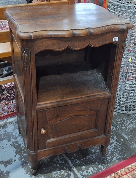 Lot 202 - OAK BEDSIDE