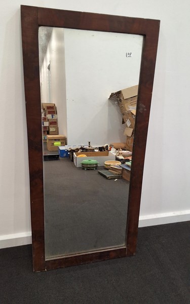 Lot 1147 - MAHOGANY MIRROR